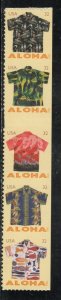 4682 - 4686 * ALOHA SHIRTS  *  U.S. Postage  Stamps BOOKLET STRIP OF 5 NH [B]