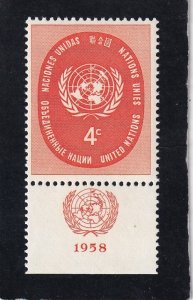 United Nations     #   63      MNH