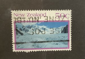 New Zealand 1992  Scott 1104 used - 50c, Tasman glacier