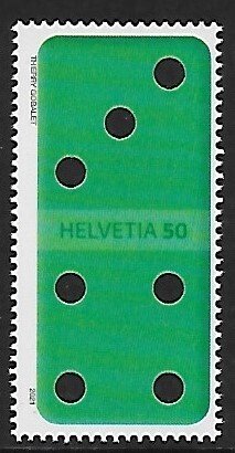 Switzerland # 1832 - Domino, Green - MNH.....{Y}