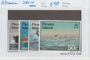 Pitcairn Islands 281-4 VF MNH QEII Ships