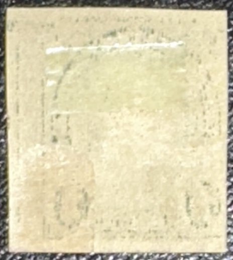 Scott #575 1923 1¢ Benjamin Franklin imperforate unused hinged VF