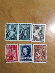 Belgium  #  B370-75  MH