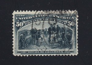 Scott #240 50c Columbian USED