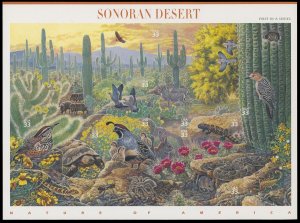 1999-2010, USA, SET OF 12 SELF-ADHESIVE NATURE OF AMERICA SHEETS, SC.#3293-4474