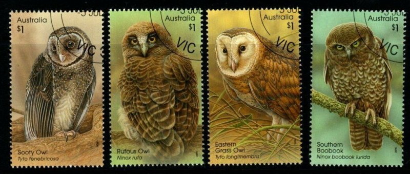 AUSTRALIA SG4590/3 2016 OWLS FINE USED