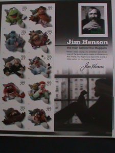 ​UNITED STATES-2005 SC#3944 JIM HENSON & THE MUPPETS MNH SHEET-VERY FINE