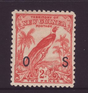 1932 New Guinea 2d Official Mounted Mint SGO44 