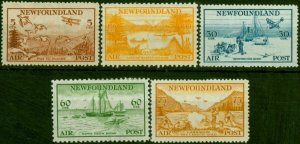 Newfoundland 1933 Air Set of 5 SG230-234 Fine & Fresh LMM