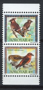 Faroe Islands 1996, Birds pair, MNH