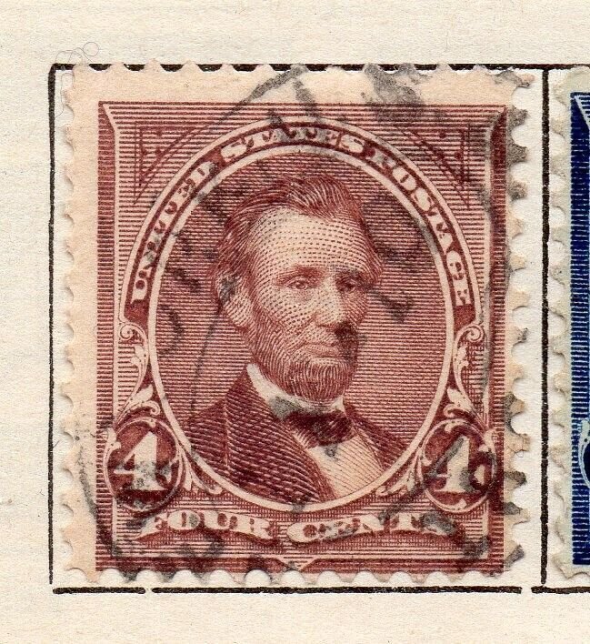 United States 1898 Early Issue Fine Used 4c. NW-257517