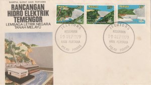 Malaysia Perak 1979 Opening of Hydro Electric Power Station Temengor SG#203-205
