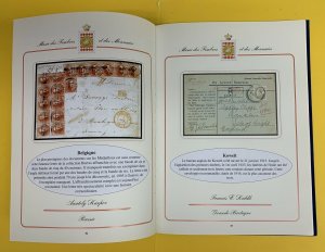 Monaco '99 International Philatelic Exhibition, Blue Velvet Hardbound Catalog 