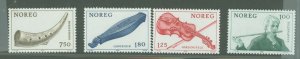 Norway #734-737  Single (Complete Set)