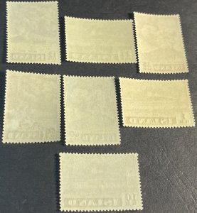 ICELAND # 246-252-MINT/ NEVER HINGED & MINT/HINGED---COMPLETE SET---1948