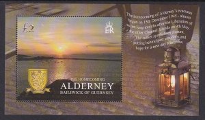 Alderney 262 Souvenir Sheet MNH VF