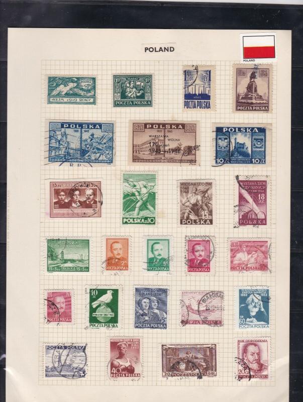 poland stamps page ref 17360