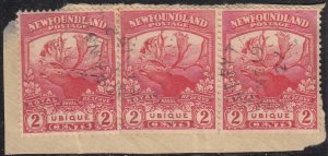 Newfoundland 1919 used Sc #116 Newf'd RY. T.P.O. Newf'd NO 19 22 Ry65