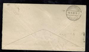 1931 Budapest Hungary Graf Zeppelin Cover LZ 127 to Cottbus Germany Round Trip