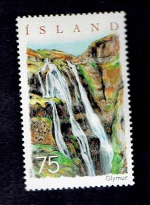 ICELAND SCOTT#1079 2006 75kr WATERFALL GLYMUR - MNH