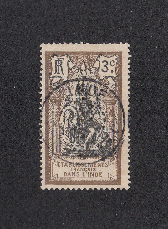 French India Scott #28 Used