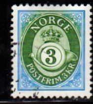 Norway - #962 Post horn - Used