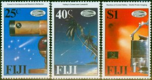 Fiji 1986 Halleys Comet Set of 3 SG738-740 V.F MNH