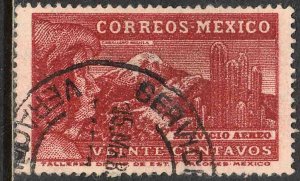 MEXICO C81, 20¢ EAGLEMAN. USED. (605)