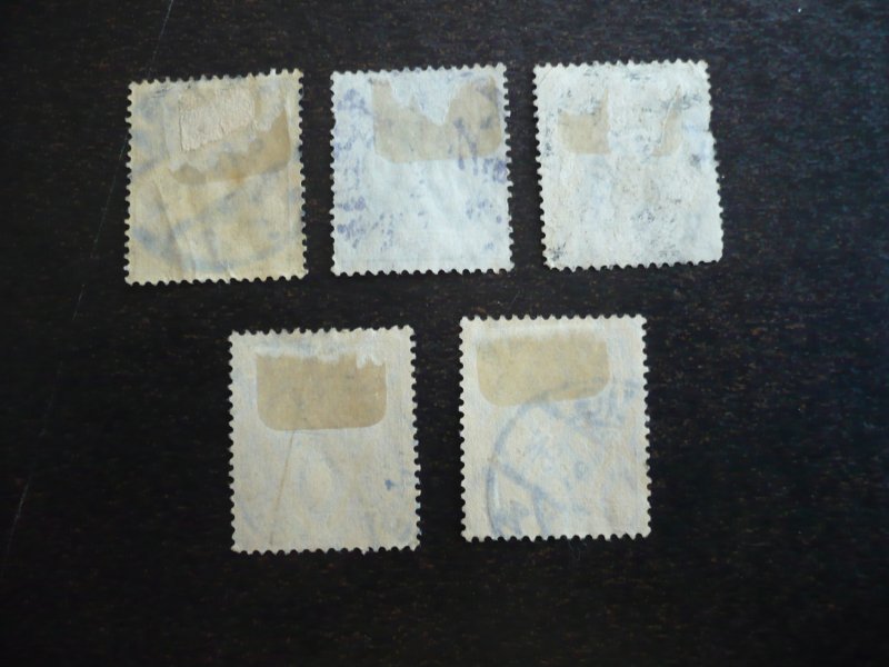 Stamps - Germany - Scott# 66-69,73 - Used Part Set of 5 Stamps