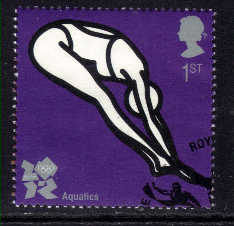 GB 2009 QE2 1st Olympic & Paralympics Diving  SG 2984 ex FDC ( G728 )