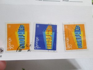 Sweden #814-6 used set  2024 SCV = $2.85