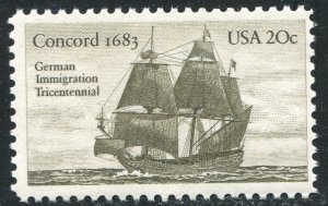 2040 20c Concord, MNH