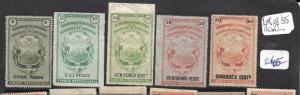 COSTA RICA (P2003BB) REVENUE LOT OF 35 STAMPS M & U 