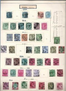 India  /  Ceylon / Philippines   old big  lot   used