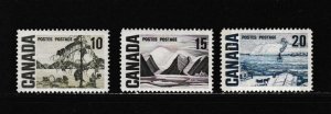 Canada # 462-464, Pictorials, Mint HInged, 1/3 Cat.