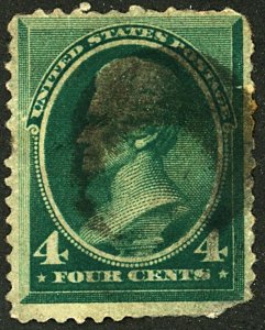 U.S. #211 USED SML CREASES