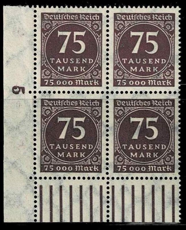 Germany 1923,Sc.#240 MNH, rotary printing cv. € 2