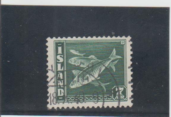 Iceland  Scott#  220  Used  (1939 Herring)