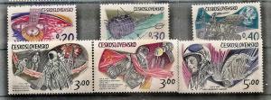 Czechoslovakia 1874-79 MNH 1997 Astronauts