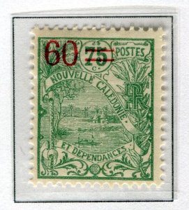 FRENCH COLONIES; NEW CALEDONIA 1924 surcharged issue Mint hinged 60c.