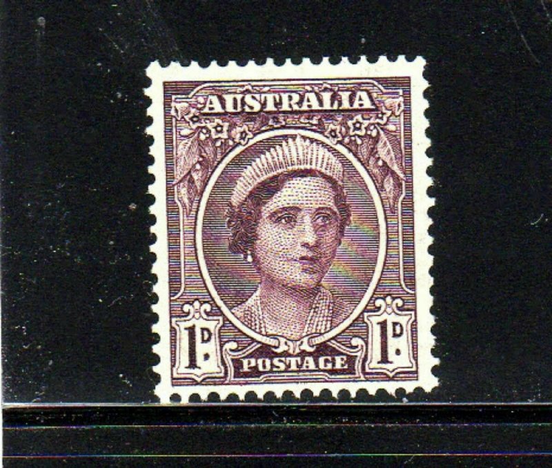 AUSTRALIA #191  1943  1P  QEII     MINT  VF NH  O.G