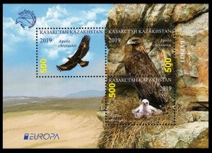 2019 Kazakhstan 1160-1163/B123 Europa Cept / Birds of prey 18,00 €