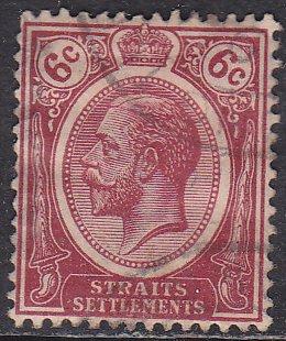 Straights Settlement 188 Hinged Used 1921 King George V