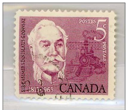 Canada 1963  Scott 410 used - 5c, Casimir Stanislaus Gzowski