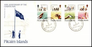 Pitcairn Islands 2315-318 U/A FDC