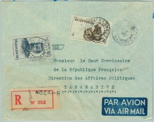 67328 - FRENCH COLONIES: MADAGASCAR - Postal History - ENVELOPE by...-