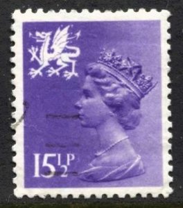 STAMP STATION PERTH Wales #WMH27 QEII Definitive Used 1971-1993