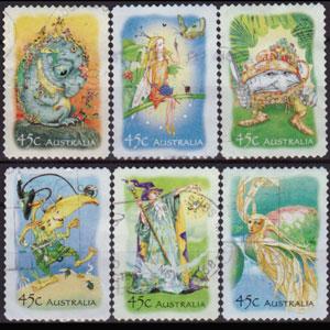 AUSTRALIA 2002 - Scott# 2097-102 Fairy Tale Set of 6 Used