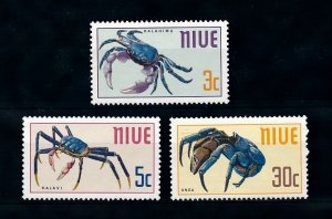 [99381] Niue 1970 Marine life crabs  MNH