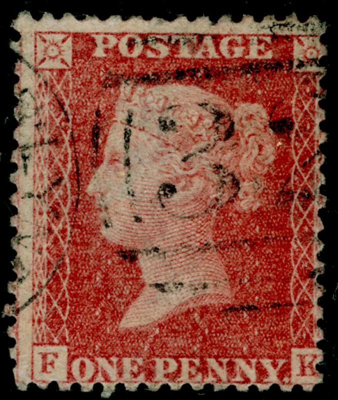 SG42, 1d rose-red PLATE 50, LC14, FINE USED. Cat £40. FK